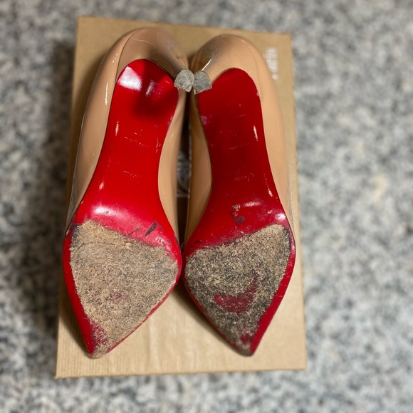 Christian Louboutin Nude Pigalle 100 Patent Size 37 - Picture 7 of 8